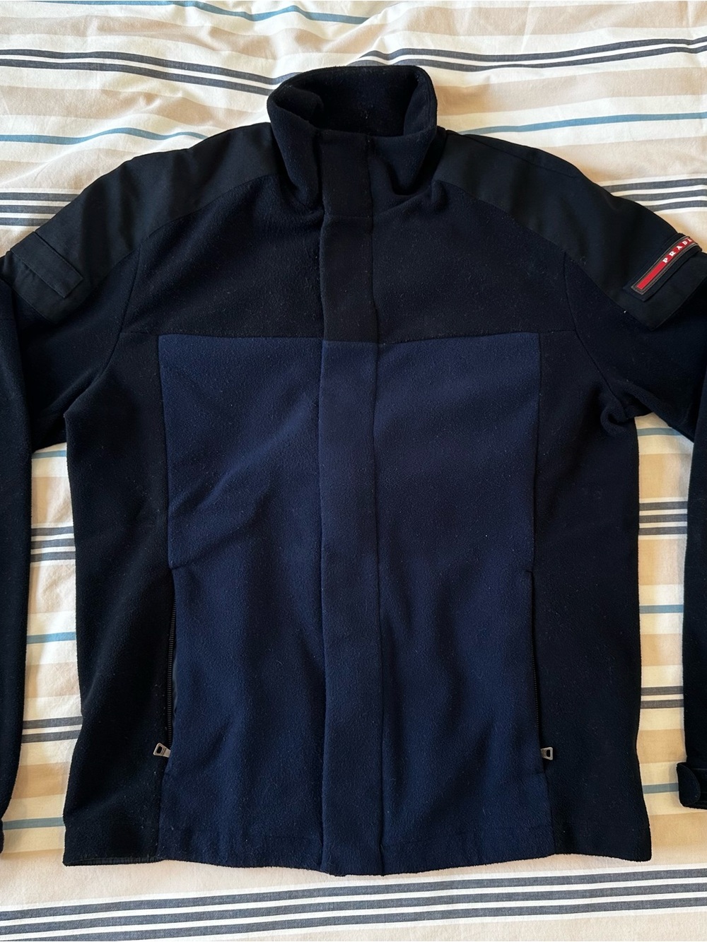 Prada Navy and Black Lightweight Jacket